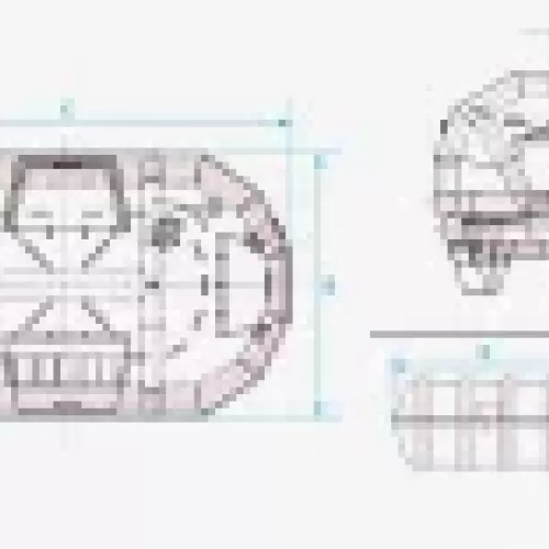 Imagen de la balsa salvavidas LALIZAS SOLAS OCEANO con tecnología autoadrizable, diseñada para garantizar la seguridad en el mar y cumplir con las regulaciones SOLAS.